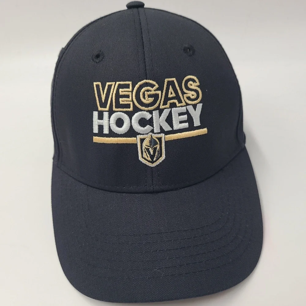 Vegas Golden Knights Hat Adjustable Adidas Black NHL 2018 Stanley Cup Final‎ Men